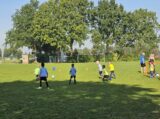 Mini Toernooitje op Sportpark Het Springer met S.K.N.W.K. JO7 en De Jonge Spartaan JO7 (128/174)